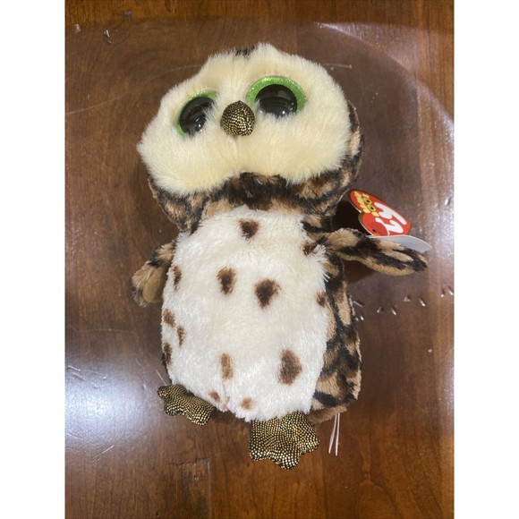 Ty Beanie Boos - SAMMY the Owl (6 Inch) NEW - MINT with MINT TAGS - Picture 11 of 12